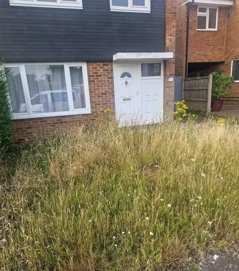 Gardening at a probate property